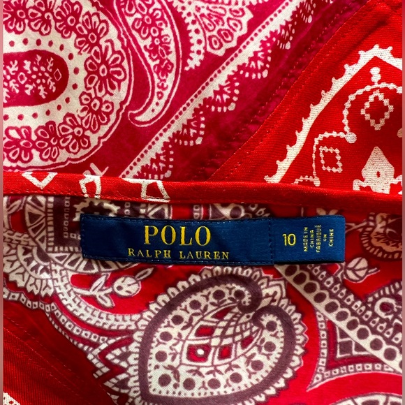 RALPH LAUREN BANDANA-PRINT SLEEVELESS BLOUSE - Picture 6 of 10